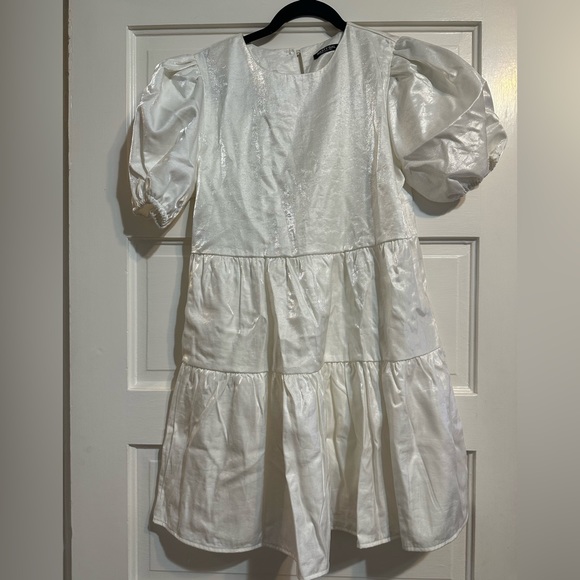 Nasty Gal Dresses & Skirts - Nasty Gal, shiny white dress - size 4